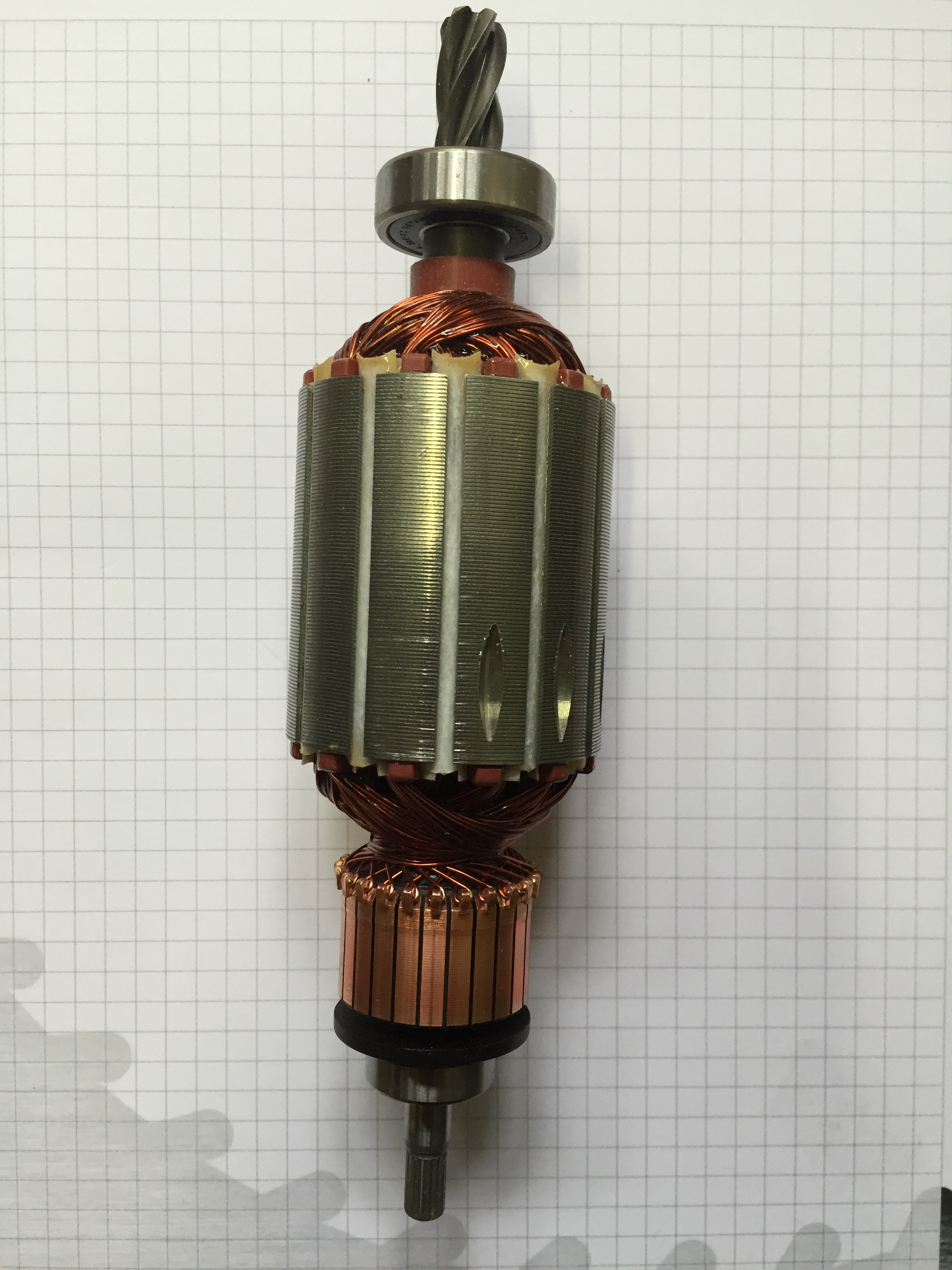 Motor Anker Rotor Ersatz Für Bosch GSH 5 CE – 3 611 C21 000 / 030 – NEU