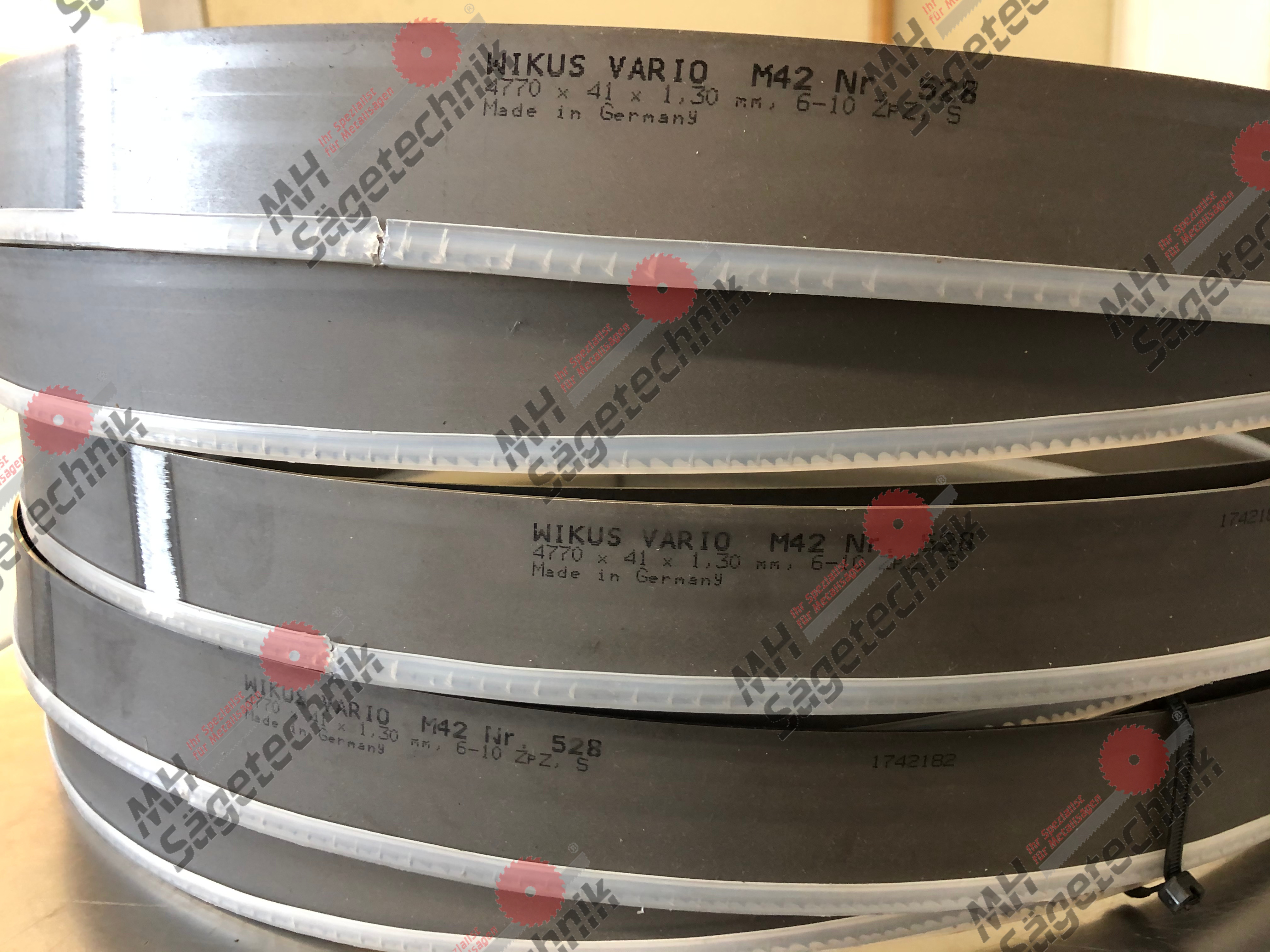 3 Stk. Bi-Metallsägebänder Vario M42 4770x41x1,3 ZpZ 6/10